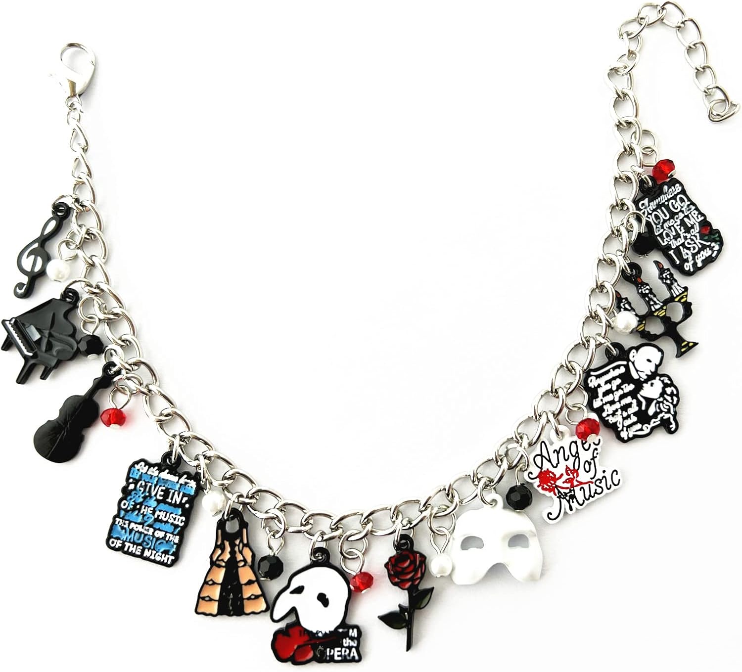 Phantom Opera Bracelet Charm Broadway Horror Bracelet Gifts for Woman