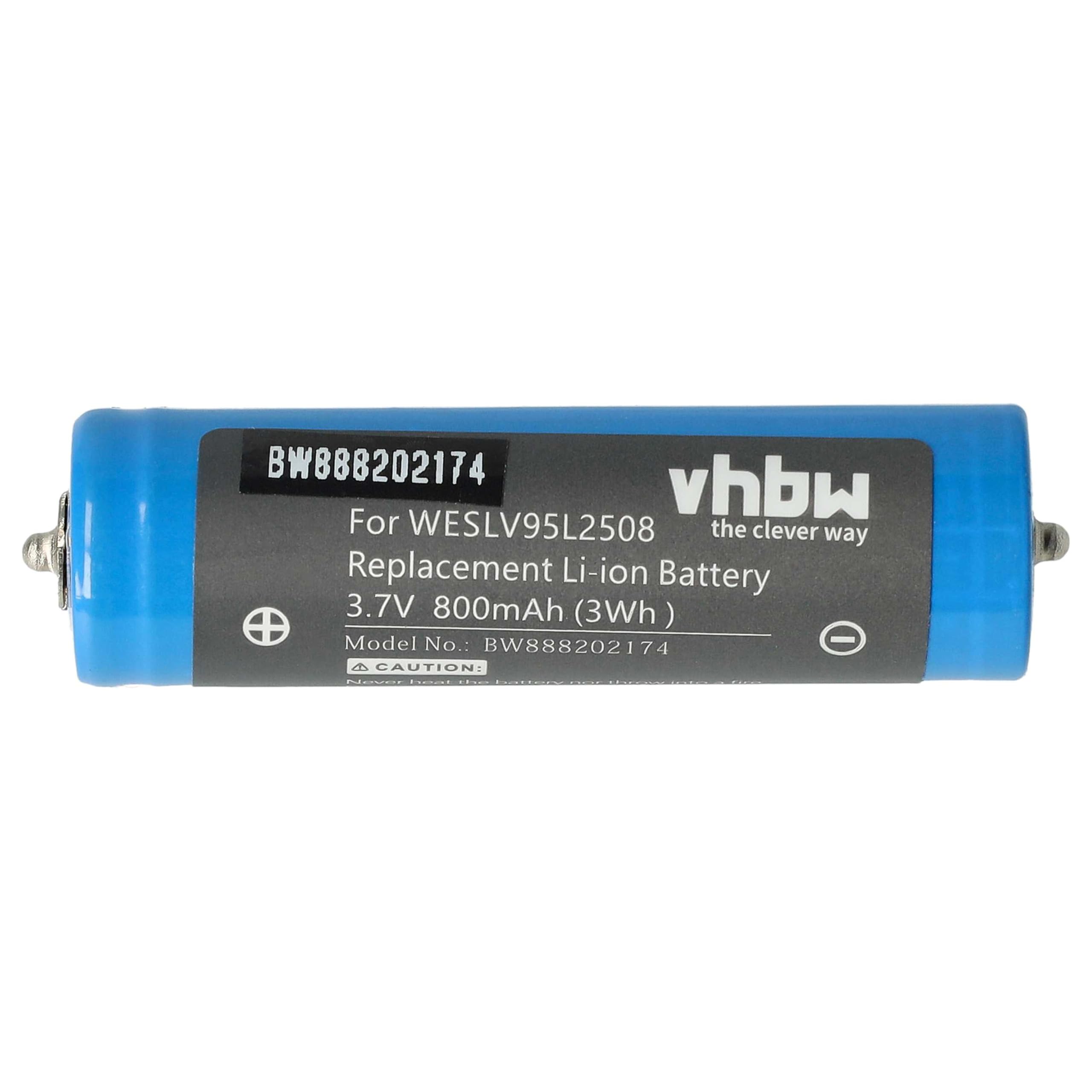 vhbw Akumulator kompatybilny z Panasonic ES-LV65, ES-LV81, ES-LV9, ES-LV95, ES-RF31 maszynka do strzyżenia włosów (800 mAh, 3,7 V, litowo-jonowa)