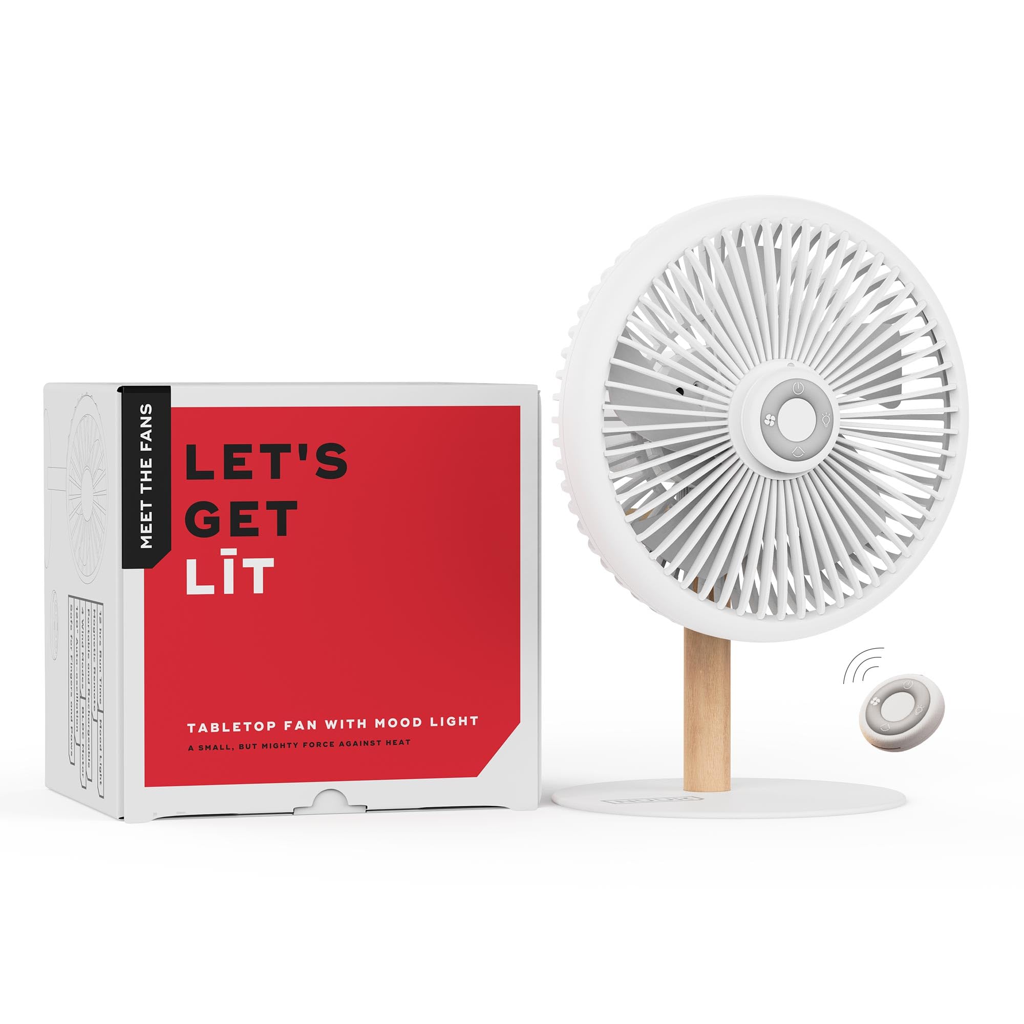 NUUK LIT Cordless & Rechargeable 7 Inch Table Fan with Night Light & Remote Control | Auto Oscillation with 4 Wind Modes | BLDC Fan with Up To 12 Hour Run Time | Portable Table Fan for Home, Office (B0CV5MMKV1) Amazon Price History, Amazon Price Tracker