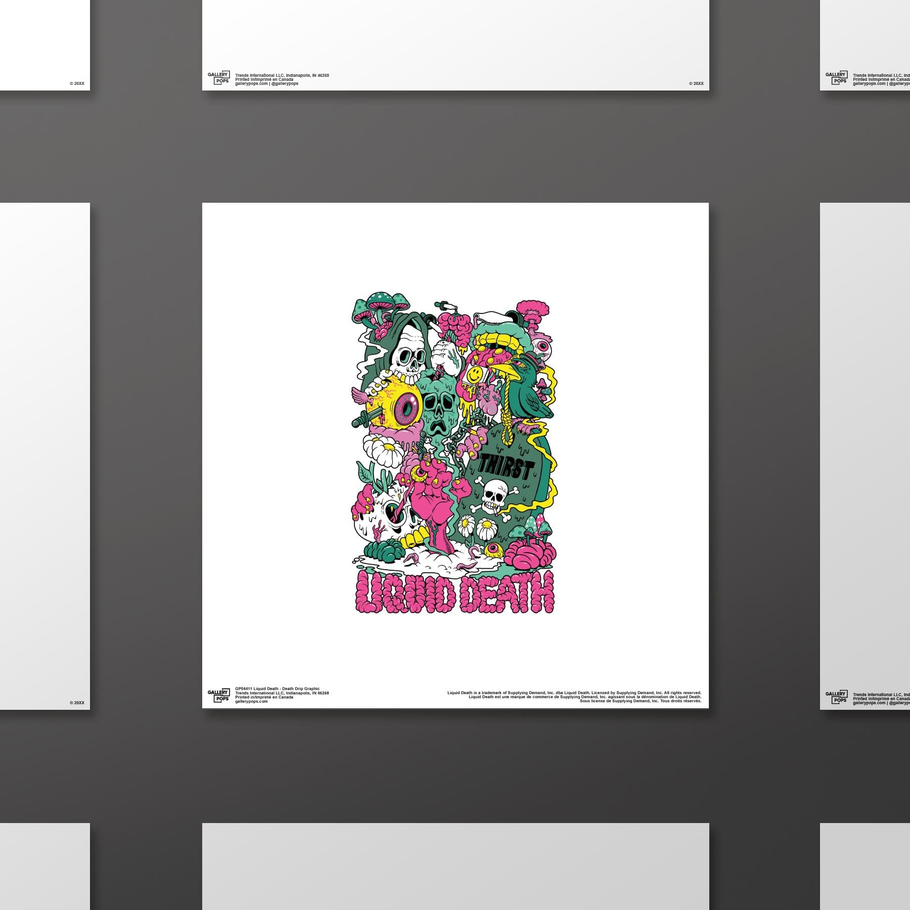 Amazon.com: Trends International Gallery Pops Liquid Death - Death