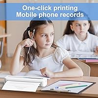 Vista 33 de Phomemo Papel adhesivo térmico blanco de 1.969 in, compatible con Phomemo M02/M02S/M02 PRO/M04S/M04AS Mini impresora térmica, texto negro, 3 rollos