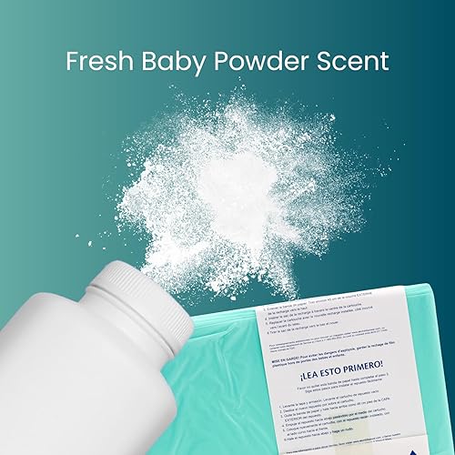 Miniatura 6 de Janibell Akord - Forros de repuesto delgados para pañales, 2 unidades, perfumados y resistentes al estiramiento, capacidad para hasta 288