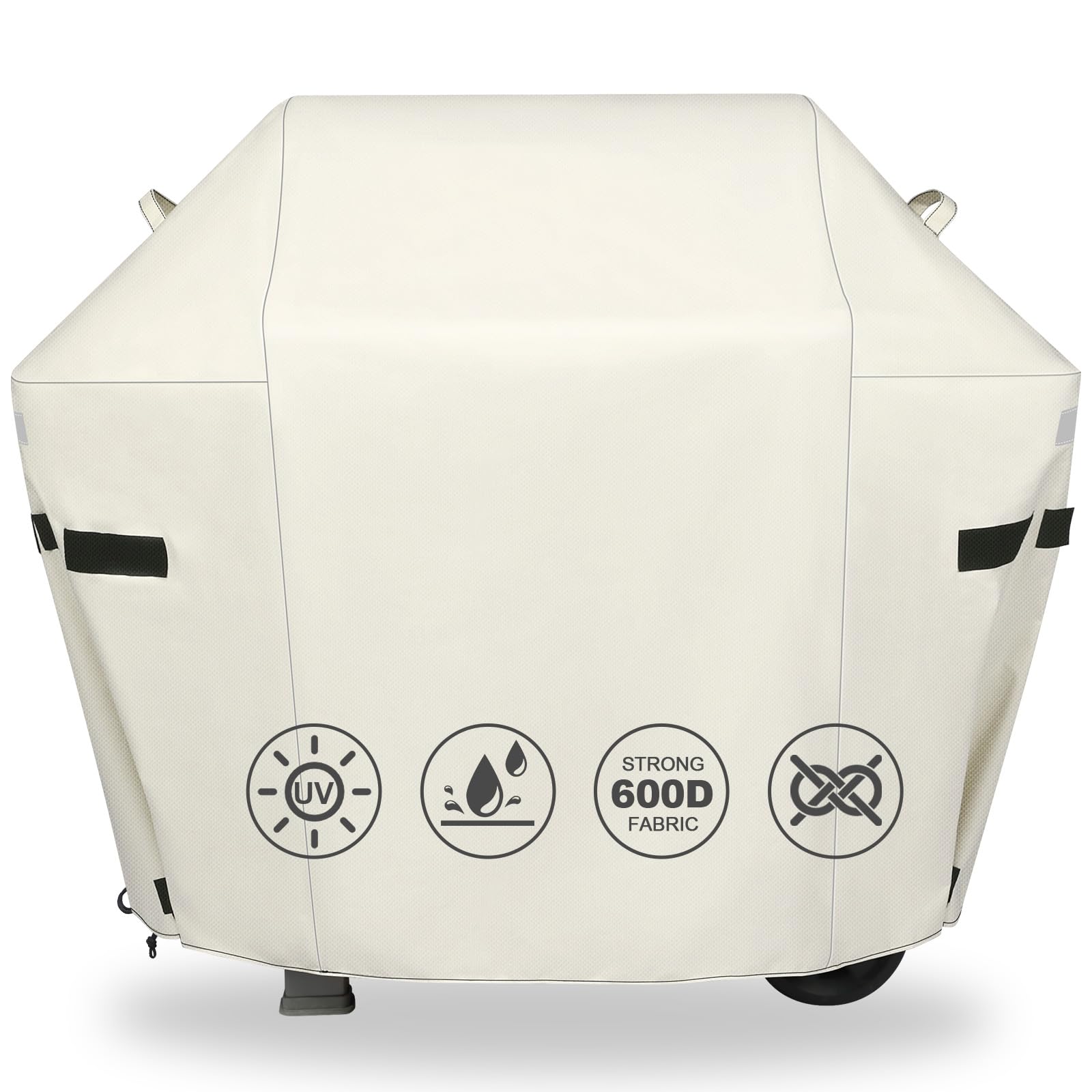 GFTIME 7139 Funda para Barbacoa Weber Spirit I II 300 Series, 130 x 45 x 107 cm, Cubierta para Barbacoa Weber Spirit E310, E330, E315 Series, Impermeable, Resistente a la Intemperie y Resistente a la