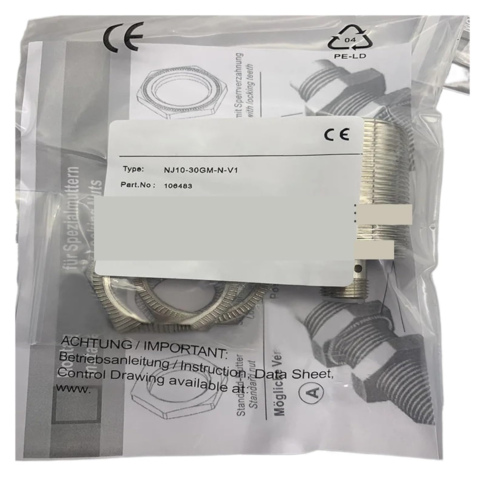 OSHZIKJII NJ10-30GM-N-V1 NJ15-30GM-N-V1 sensor proximity switch(NCB4-12GM50-E0)