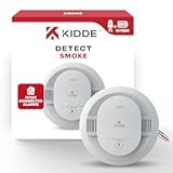 Hardwired Smoke Detector, 10-Year Battery Backup, Interconnectable, LED Warning Light Indicators, 20SA10
