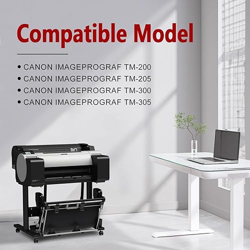 Miniatura 3 de Cartucho de tinta PFI320 compatible con impresoras Canon PFI-320 iPF imagePROGRAF TM200 TM205 TM300 TM305 300 ML (MBK)