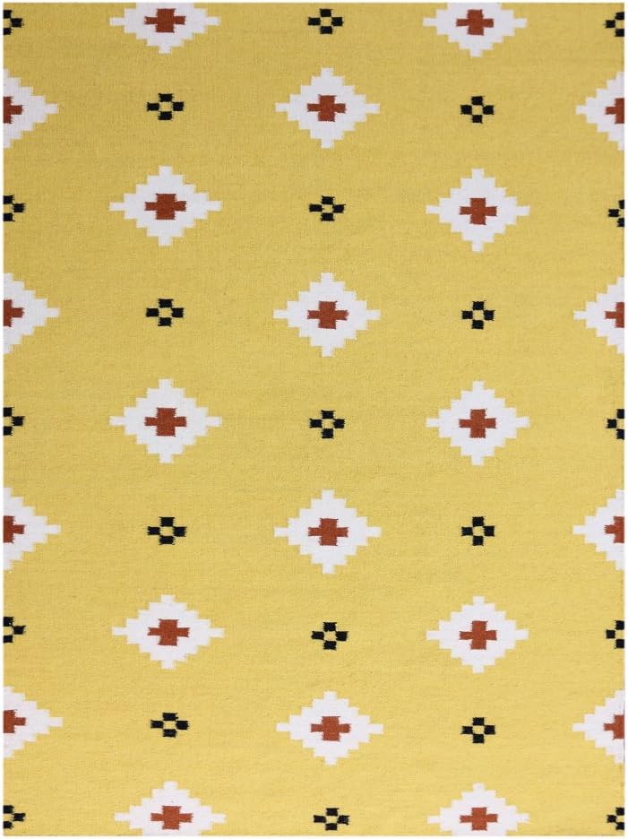 Amer Rugs Zara 23 handmade-rugs 3x5 Lemon Azteca