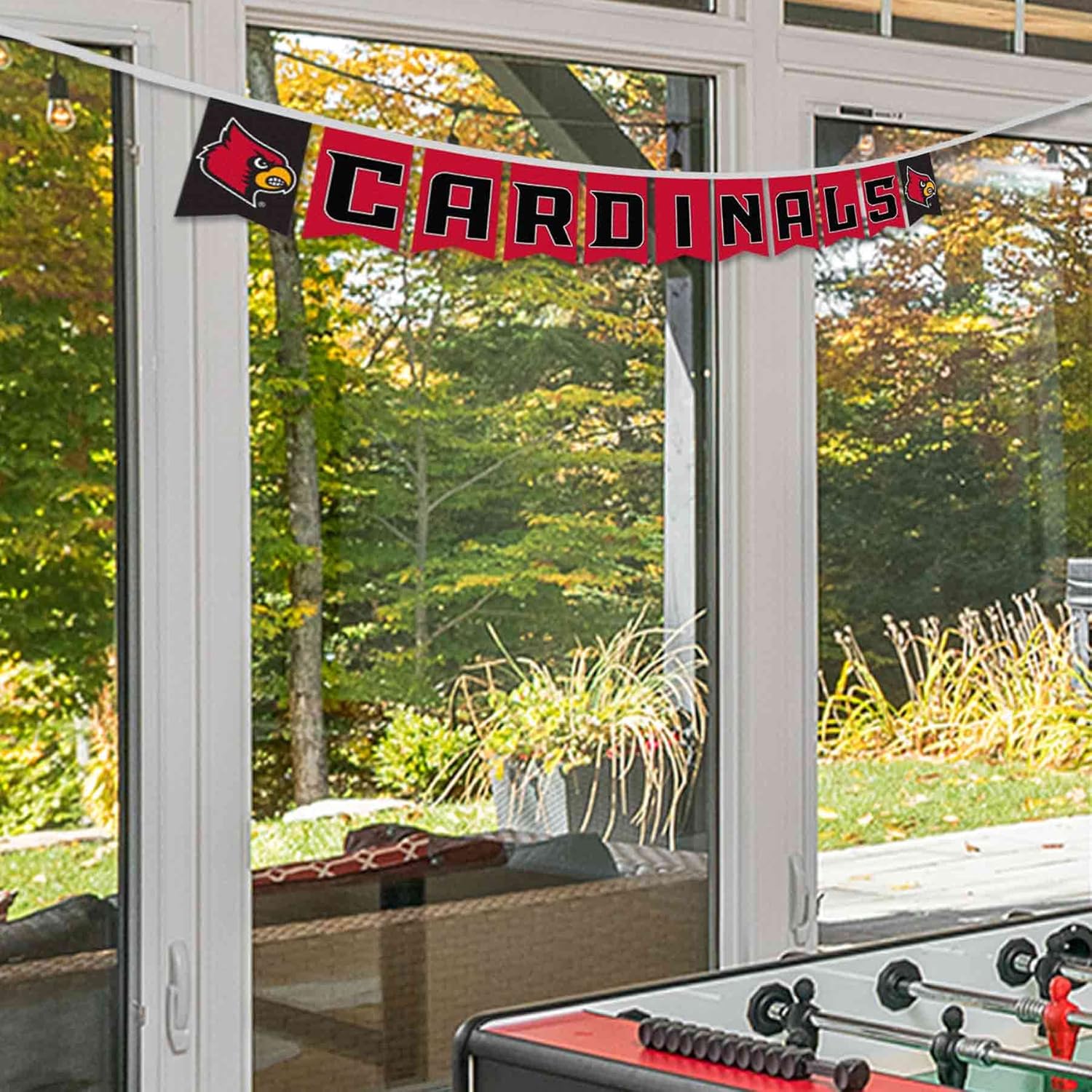 Louisville Cardinals Banner String Pennant Flags - Image 3