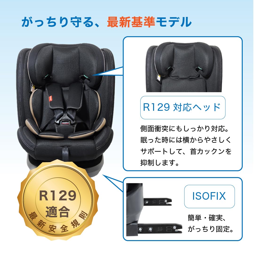 Amazon | リーマン フィーカエボルブ R129 ブラック 15カ月から12歳頃