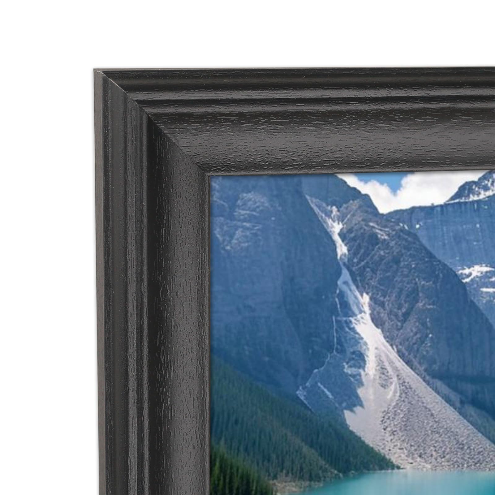 Photo 1 of 14x31 Picture Frame Black Solid Wood Panoramic Photo Frame 14x31 inch Painting Frame Poster Frame(S23B1431)