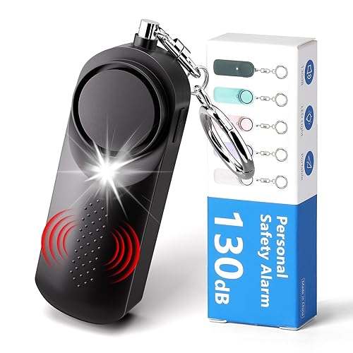 Personal Safety Alarm for Women, Self Defense Siren with Strobe