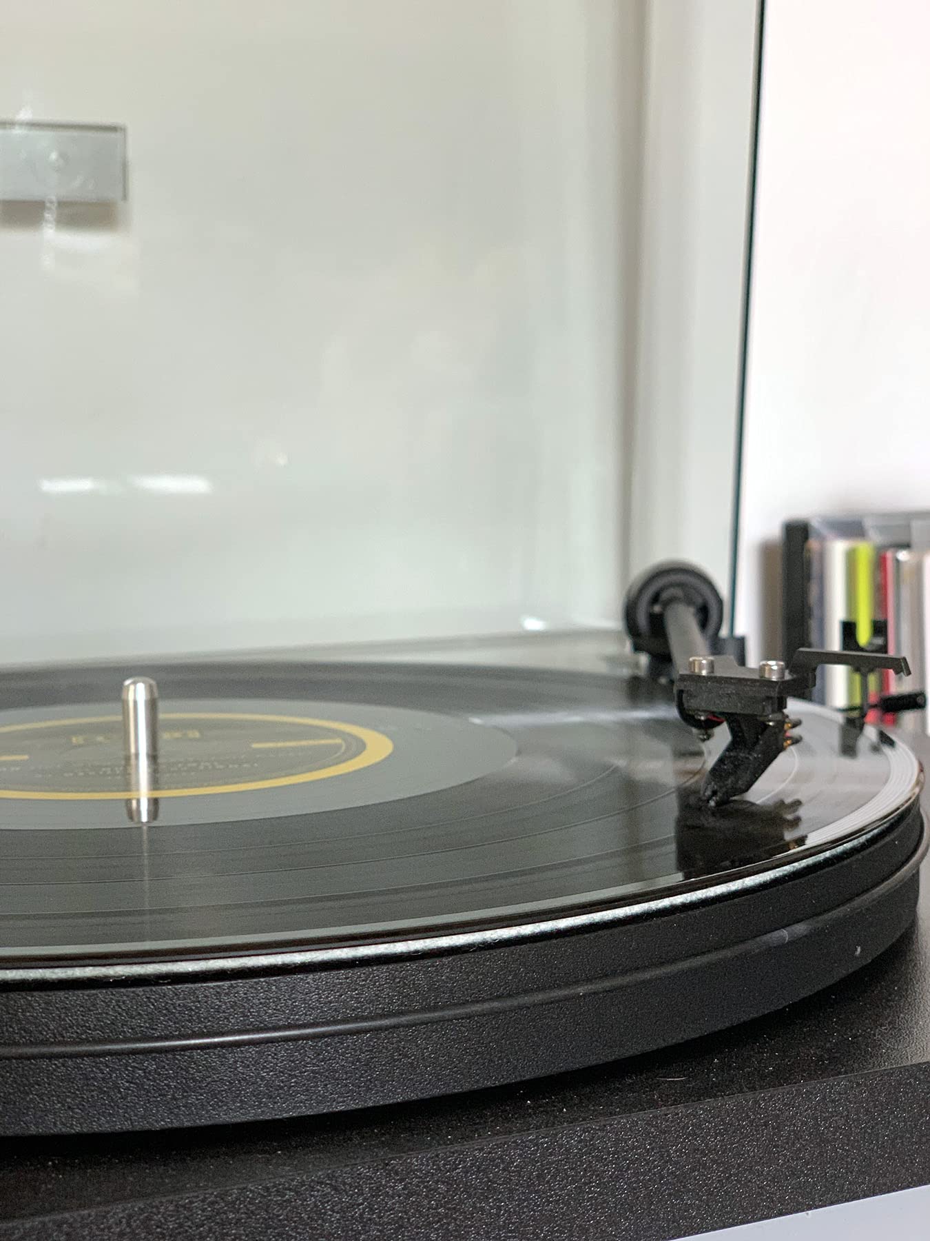Next Ferry - Slipmat - Personalisierbar mit Wunschtext & Foto - Plattenspieler Matte aus Filz - Slipmats für Dj's - Plattentellerauflage für alle Plattenspieler Turntables - gedruckt in Deutschland