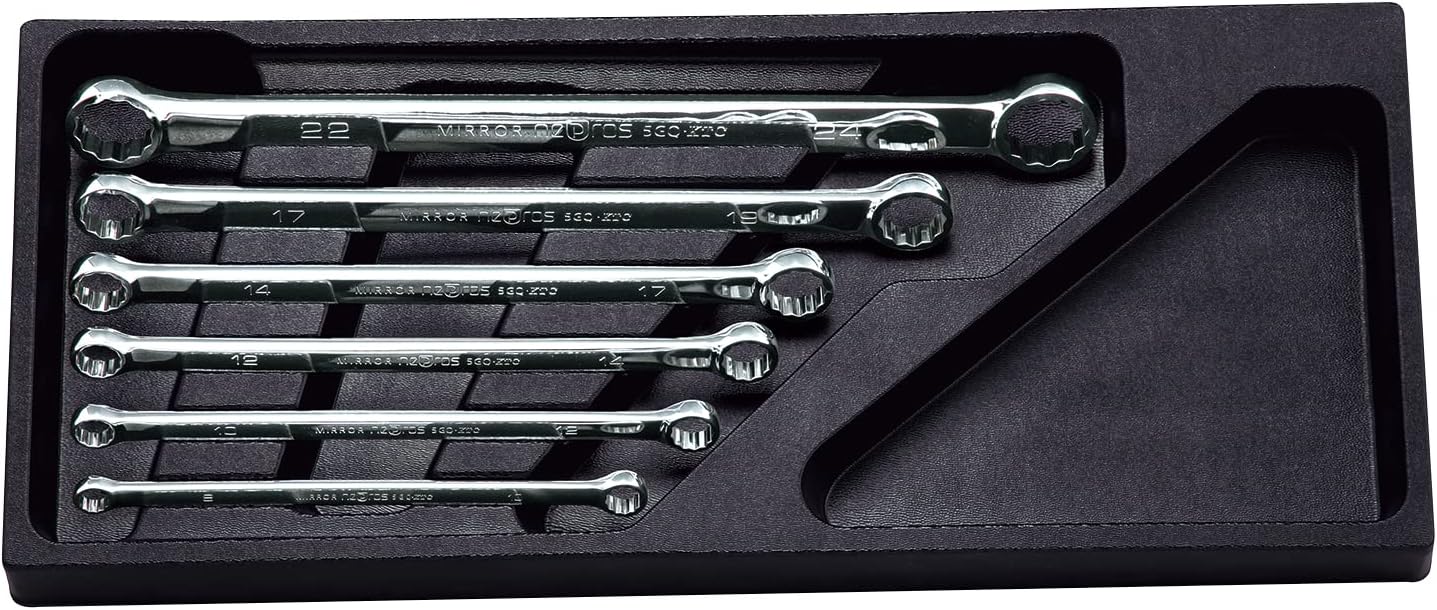 Nepros Flat Type Rd Box-End Wrench Set (6pcs.)