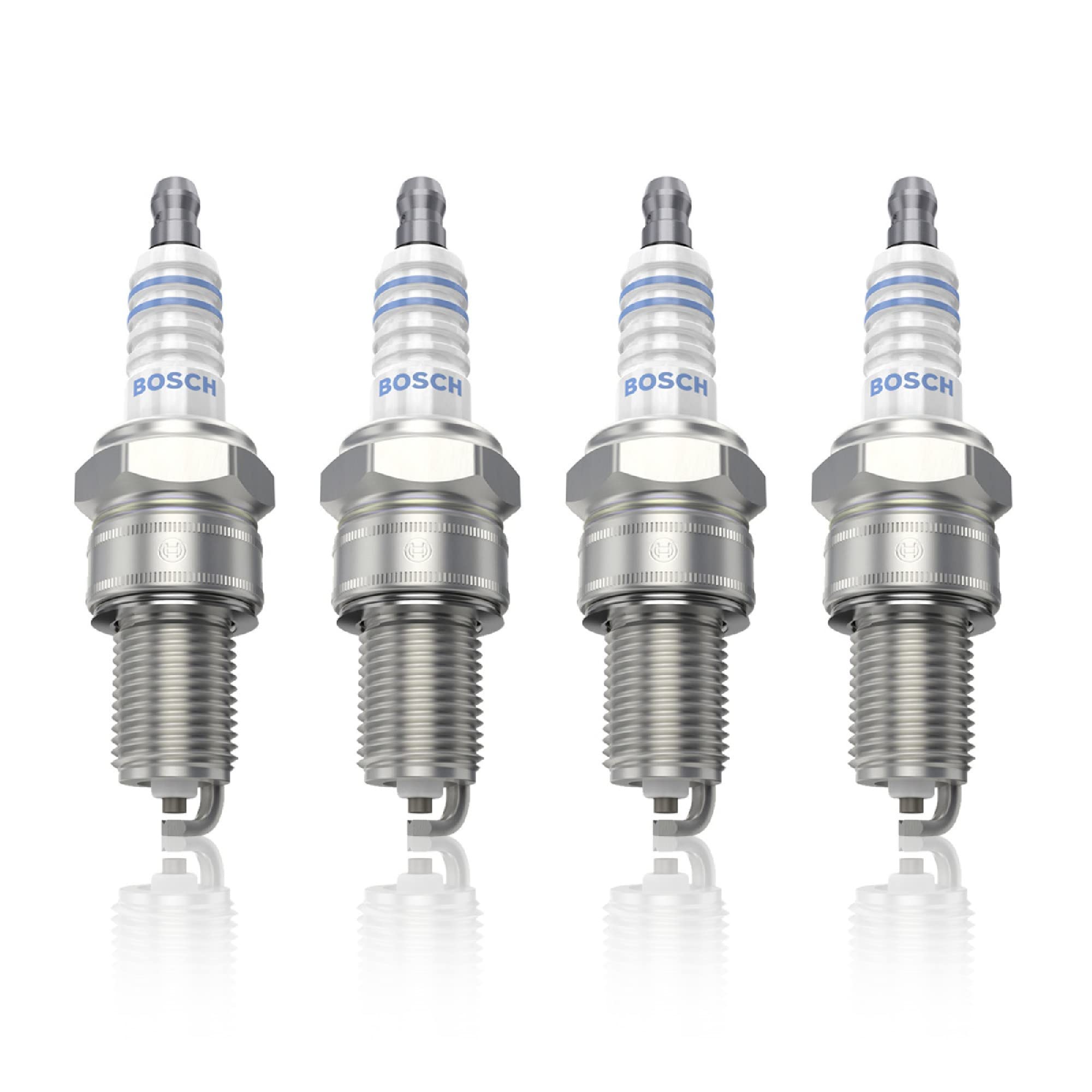 Image secondaire de Jeu de 4 Bougies d'Allumage Nickel Bosch WR7DCX