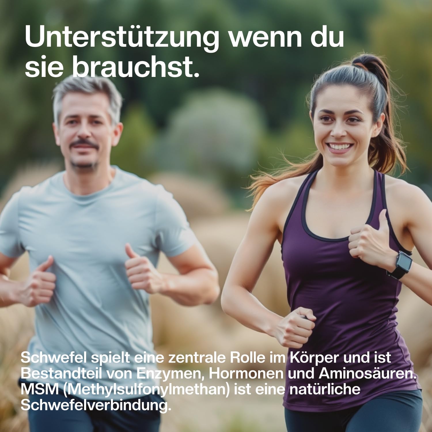 naturalie® MSM PRO - 1,6 g reines Methylsulfonylmethan pro Tagesdosis - 99,9% Reinheit dank OptiMSM™ mehrfach Destillation - ohne unnötige Zusatzstoffe - 180 Kapseln im BPA-freien Braunglas