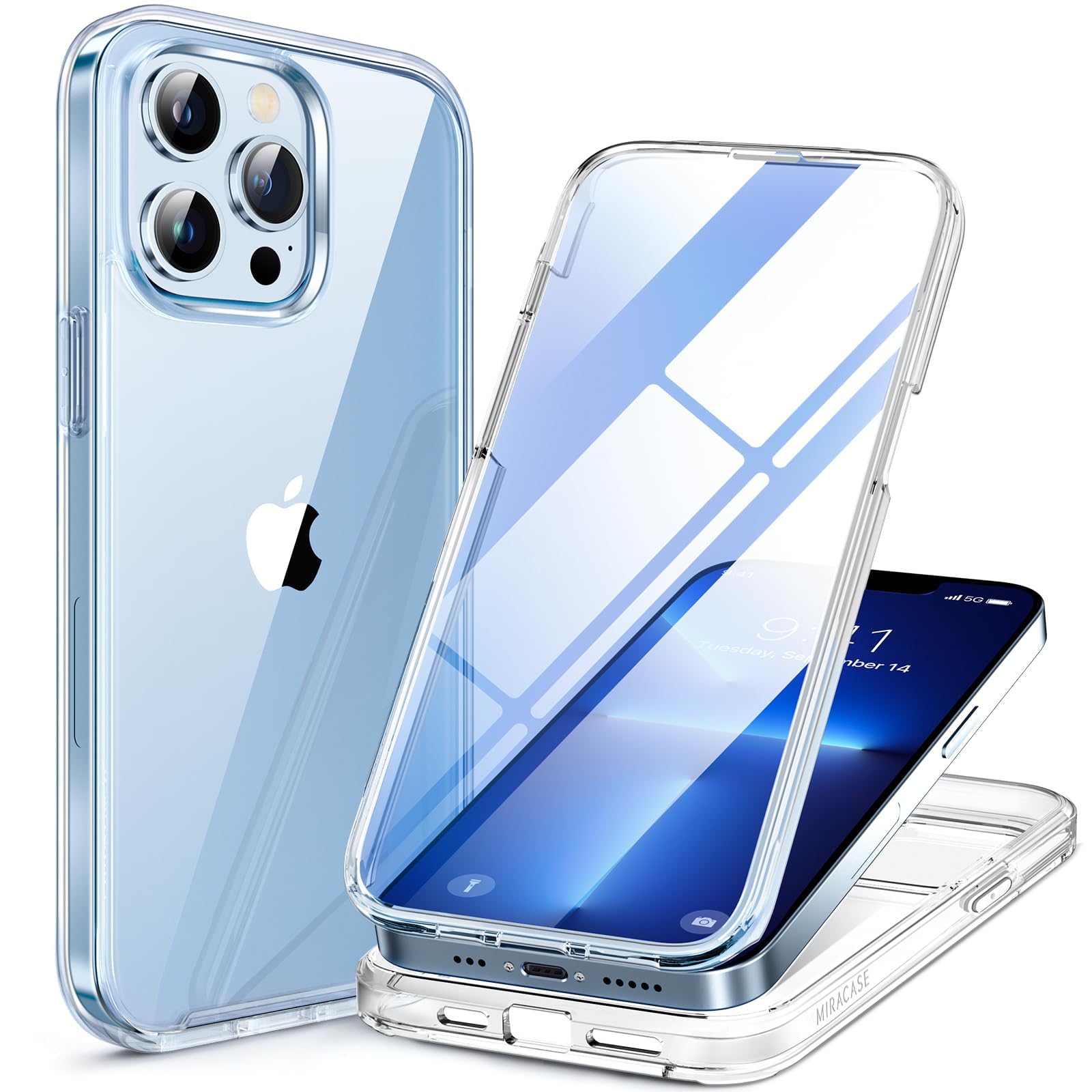 Miracase Magnetic Case for iPhone 17 Case, [Bubble Free] Built-in Glass Screen Protector+ [New Camera Control Button], Full Body Bumper Compatible with MagSafe, Drop Proof 17 Cover,6.3-inch (Black) — view 176