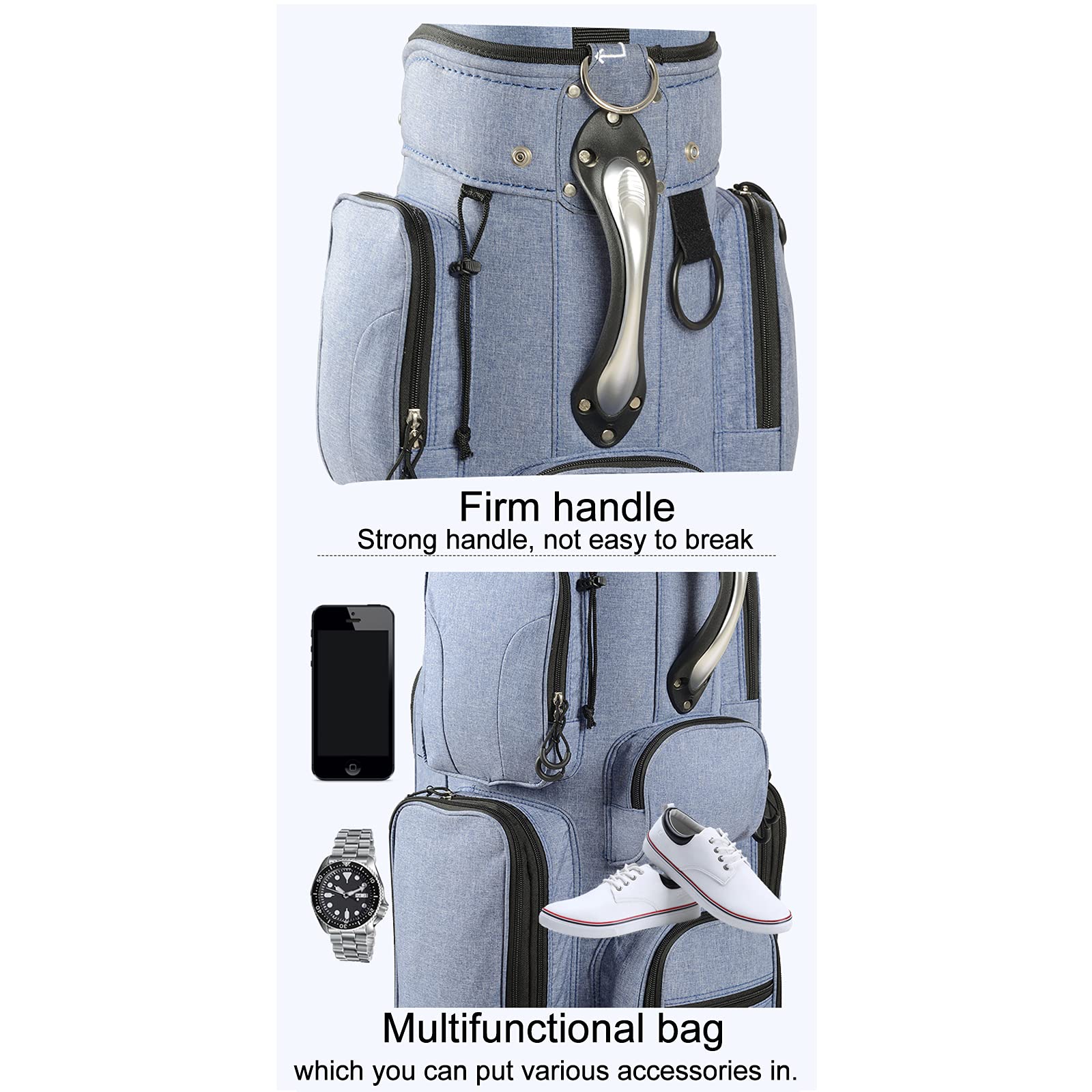 ゴルフキャディバッグ スポーツゴルフバッグ PGM リュックサック