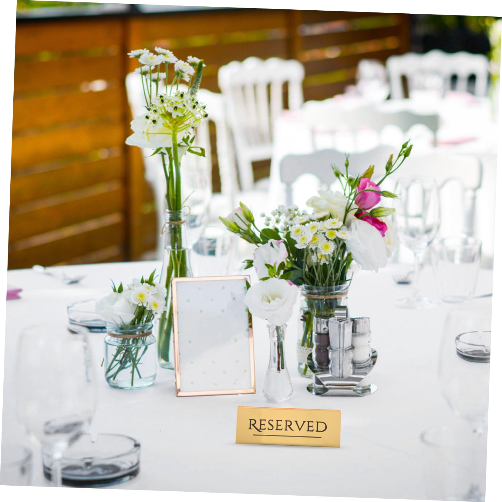 Yardwe 8 Piezas Tarjeta De Asiento Reservado Letrero De Asientos De Boda Letreros Reservados Para Boda Letreros De os os Tarjetas De Lugar Para Fiestas os