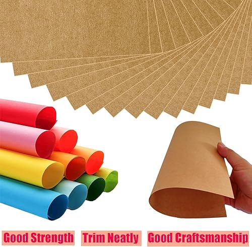 Vista 11 de Baisunt 20 hojas de papel grueso de cartulina azul marino para proyectos de arte, álbumes de recortes, tarjetas e invitaciones (8.5 x 11 pulgadas)