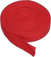 Vista 250 de PATIKIL Cinta de sarga de algodón de 1 pulgada, 50 yardas, cinta de algodón, cinta de encuadernación al bies, cinta de espiga para costura, Verde