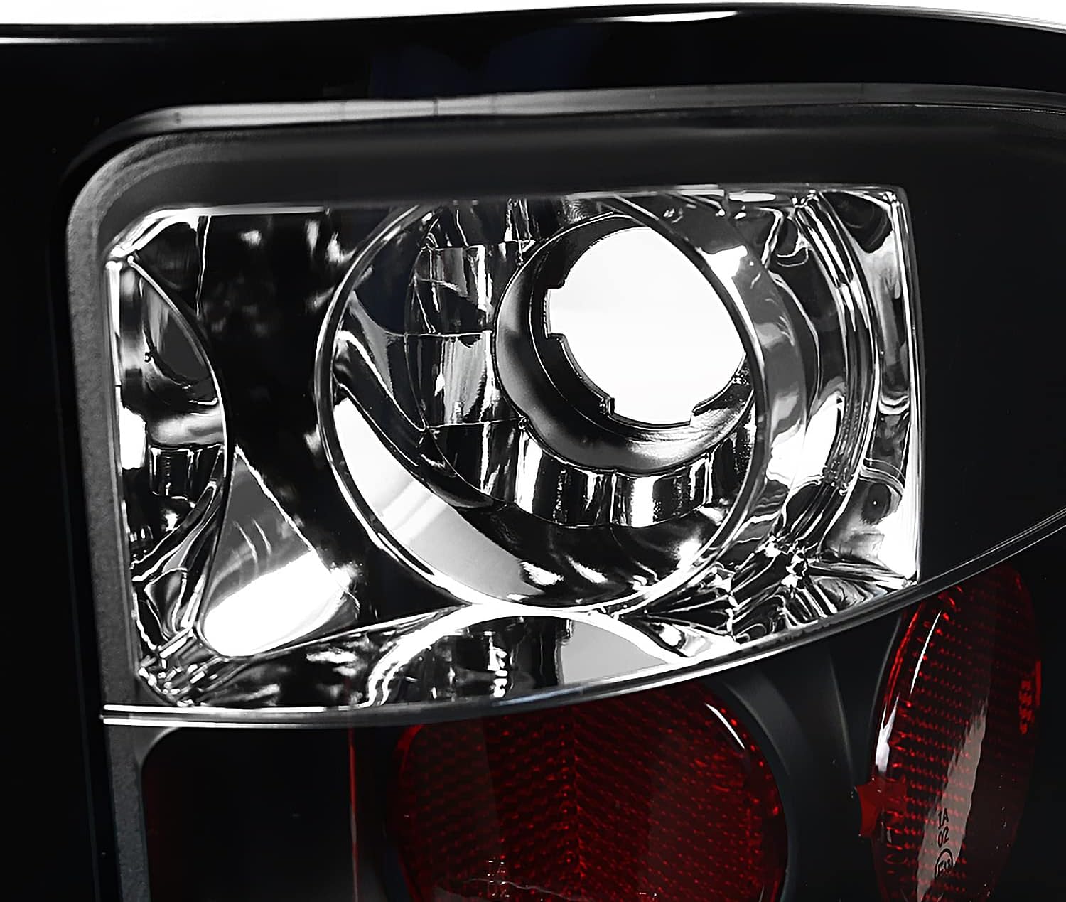 SPEC-D TUNING Black LED Tail Lights Compatible with 2007-2013 Chevy Silverado 1500/2500HD/3500HD, Left + Right Pair Assembly