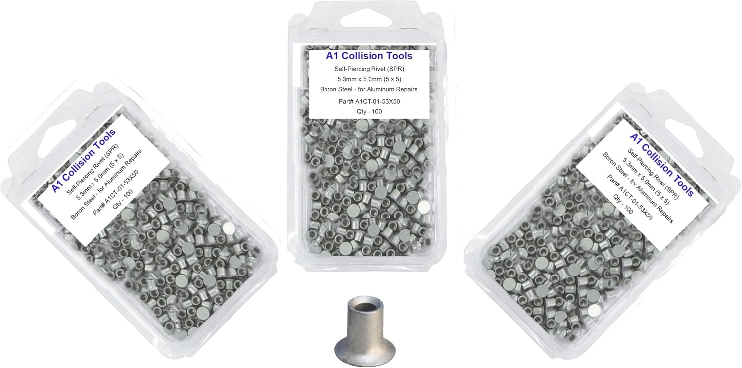 Self-Piercing Rivets (SPR), 5.3mm x 5.0mm (5x5), 300-Pack