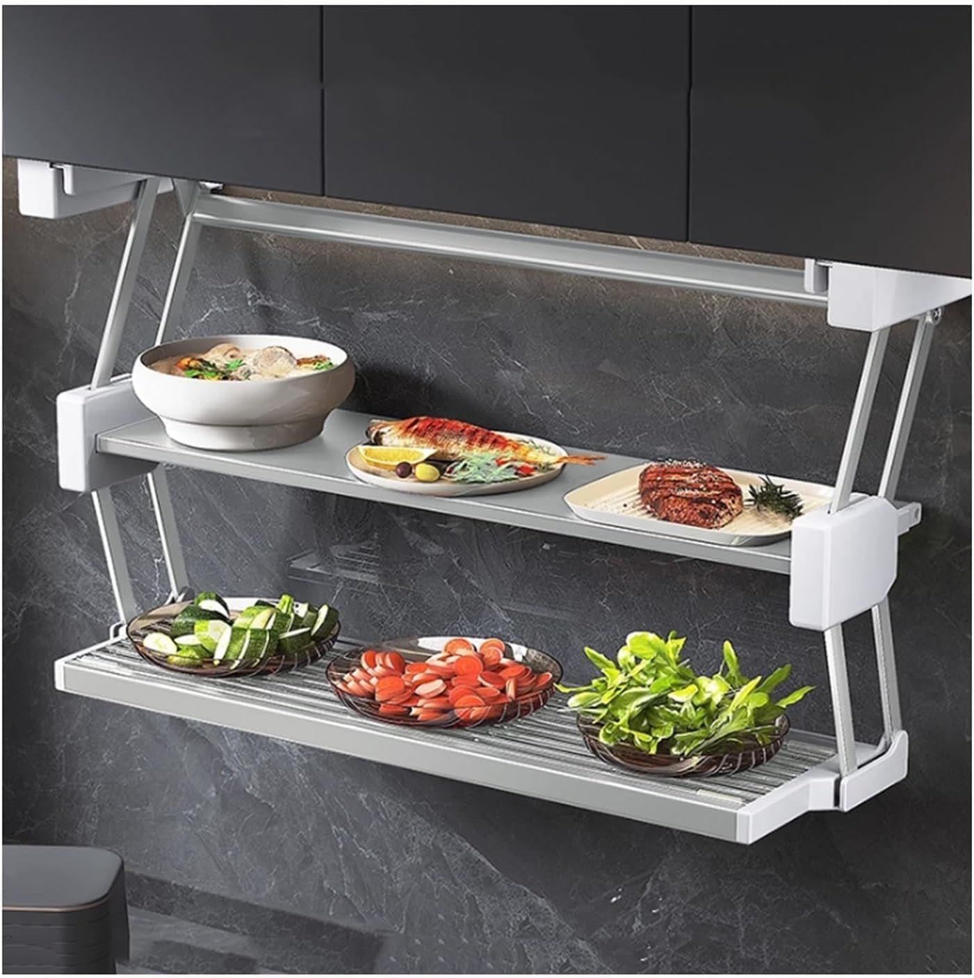 Organiseur d'armoire de cuisine pour créer un coin café épuré et ordonné