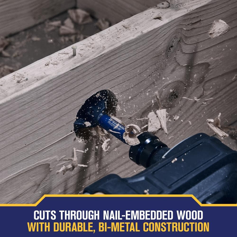 Irwin Tools IRWIN SPEEDBOR SUPREME Woodboring Self-Feed Drill Bit 2 in. X 6 in. (IWAX2007) — Amazon image 5