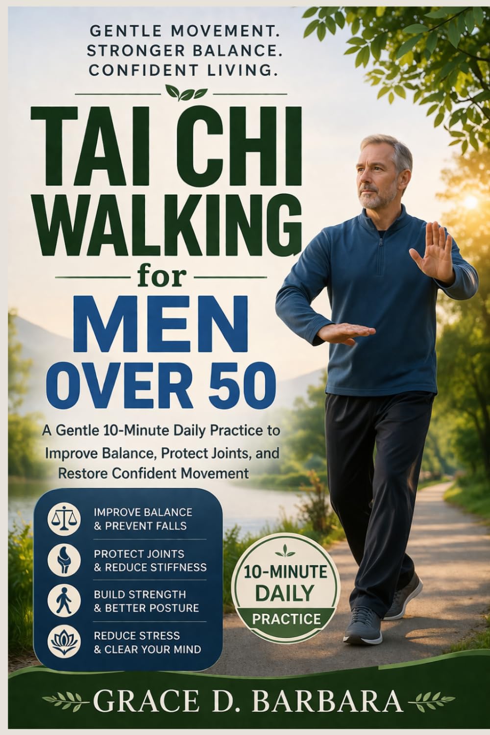Tai Chi Walking for Men Over 50: A Gentle 10-Minute Daily Practice to Improve Balance, Protect Joints, and Restore Confident Movement