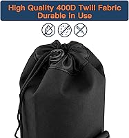 Vista 3 de Funda de transporte de viaje para trípode de teléfono celular y palo de selfie, bolsa de almacenamiento de nailon monopie con correa compatible