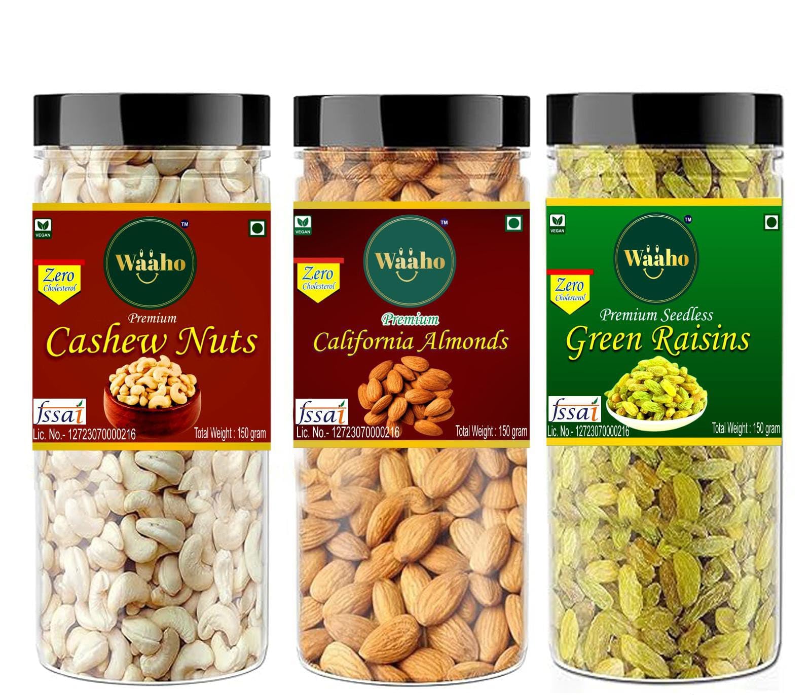 WAAHO Premium Nut & Fruit Blend: Cashews, Almonds, and Raisins (450) (B0CZ9PY6N8) Amazon Price History, Amazon Price Tracker