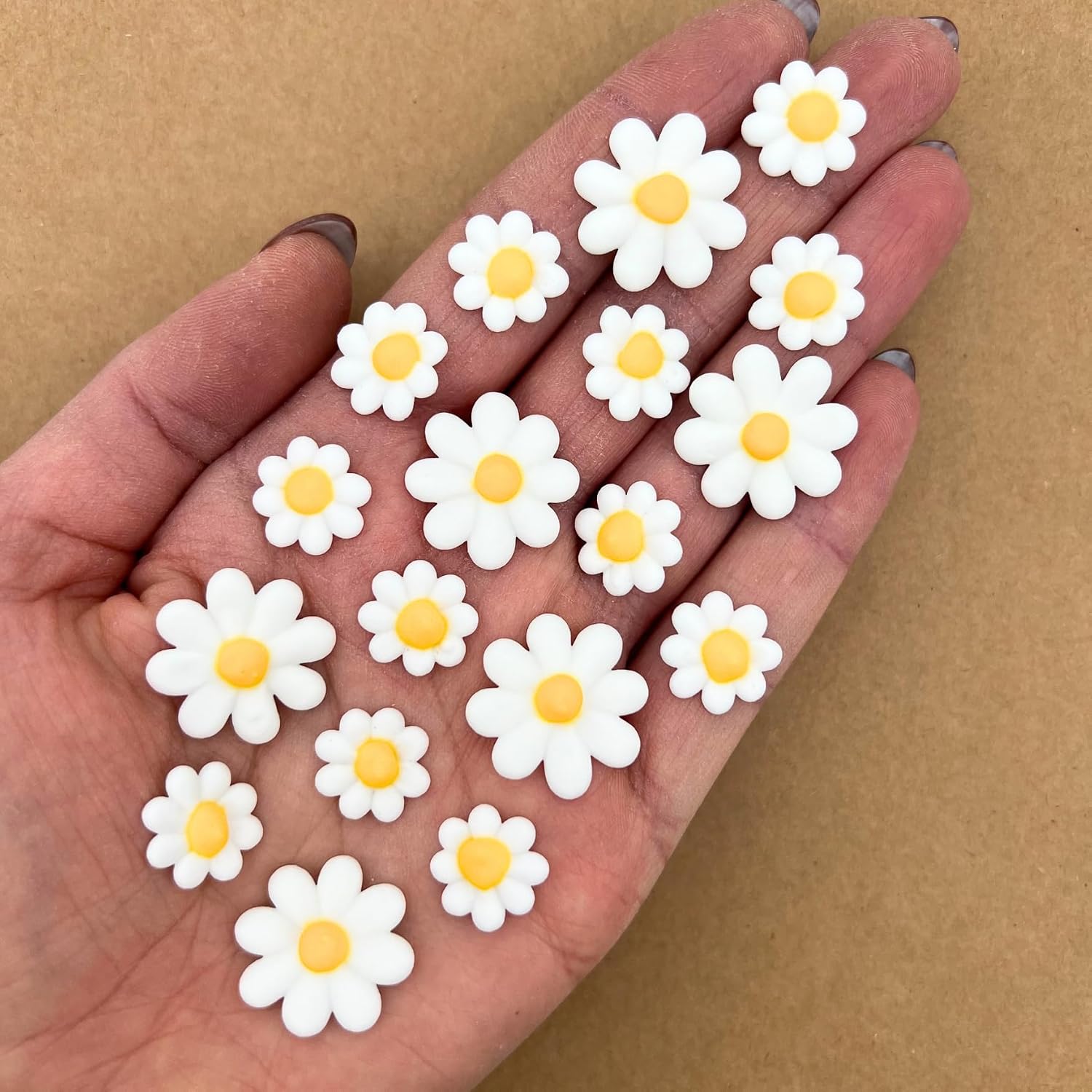 Amazon.com: Icing Daisies | Edible Sugar Flowers | Daisy Cake Toppers