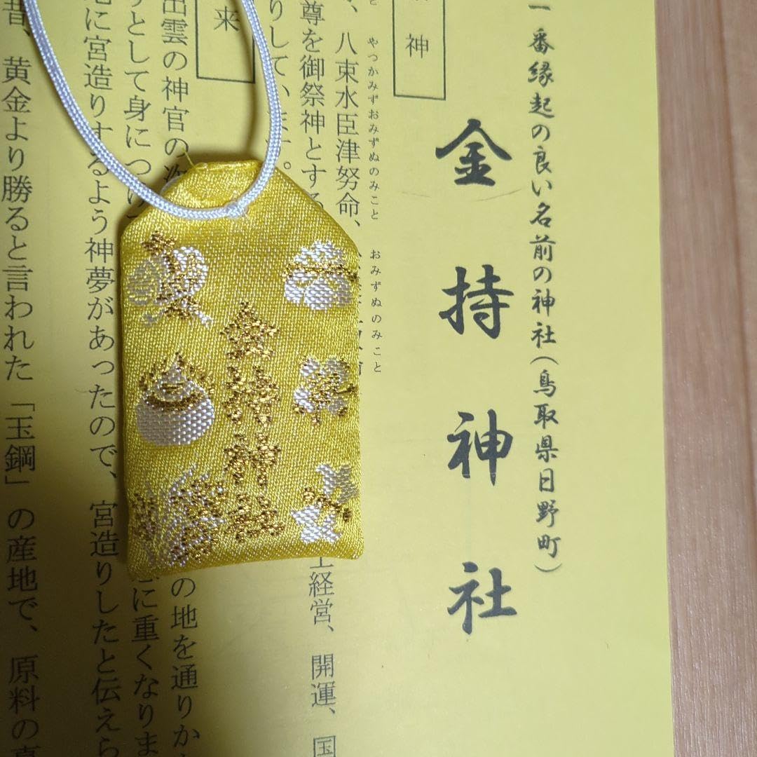 【最強開運日】天赦日　金持神社　金の御朱印帳 専用 金持神社 御朱印帳 天赦日 御朱印 鳥取】金運招福「金持