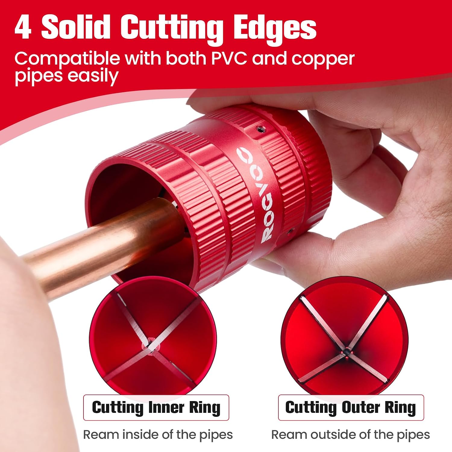 Deburring Tool, Plumbing Reamer Chamfering Tool