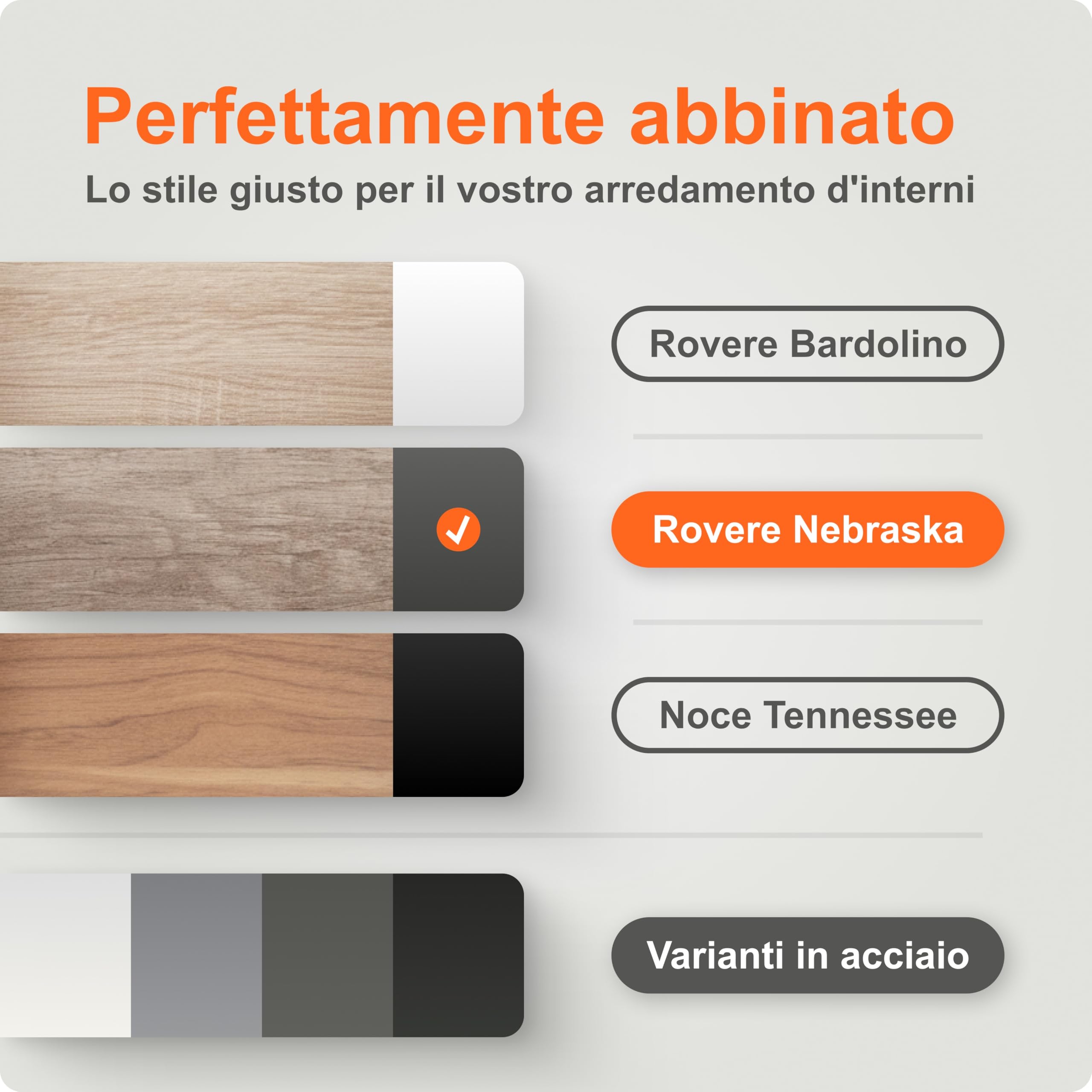 Blum AMBIA-LINE portaposate | organizer cassetto premium per cucine e mobili moderni | protegge, ordina e organizza posate con chiarezza | con piedini antiscivolo | 47 × 30 × 5 cm | Rovere Nebraska