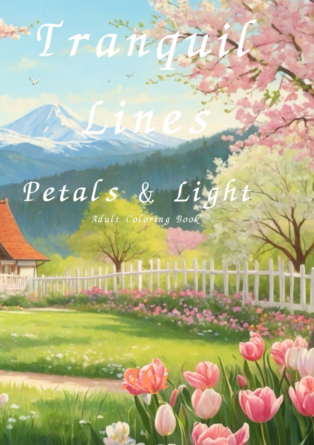 Tranquil Lines: Petals & Light:Adult Coloring Book