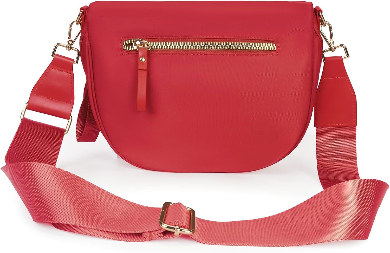 FEIBOON Spacious Nylon Crossbody Bag Bum Bag Handbags Wallets Purses Trendy Shoulder Bag for Women thumbnail