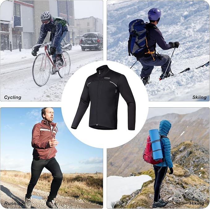 Chaqueta térmica de ciclismo CATENA para hombre miniatura 6