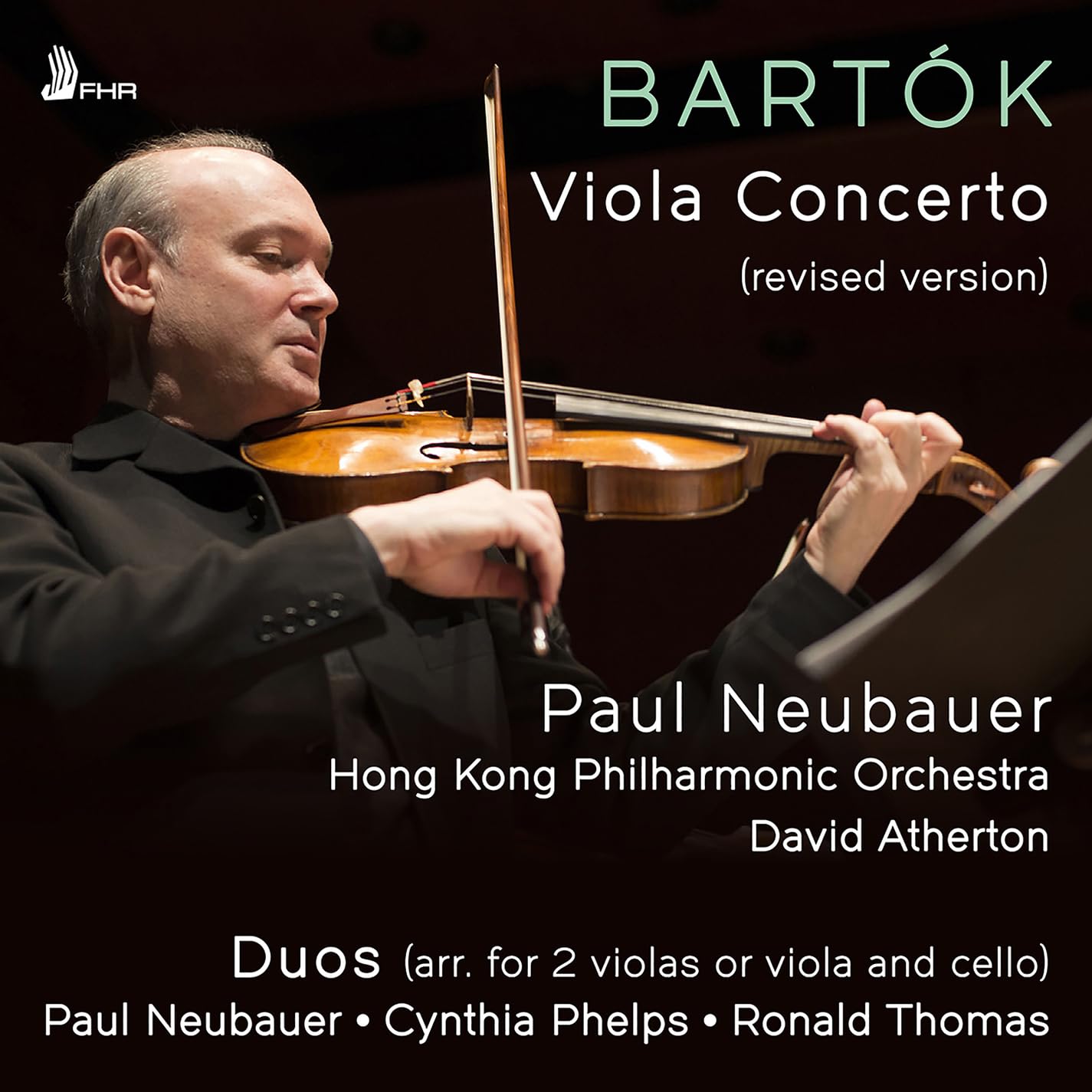 Bartok: Viola Concerto (revised version), Duos (arr. P. Bartok)