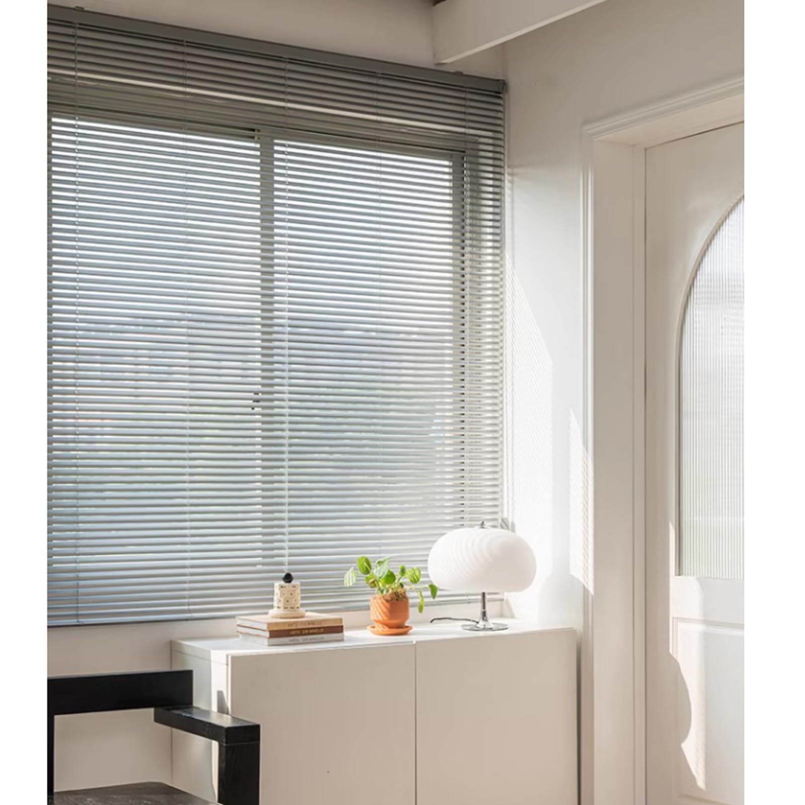Tenda Veneziana Oscurante In Alluminio 80x200 Cm | Regolazione Privacy E Luce, Lame Da 25 Mm, Kit Di Montaggio Incluso