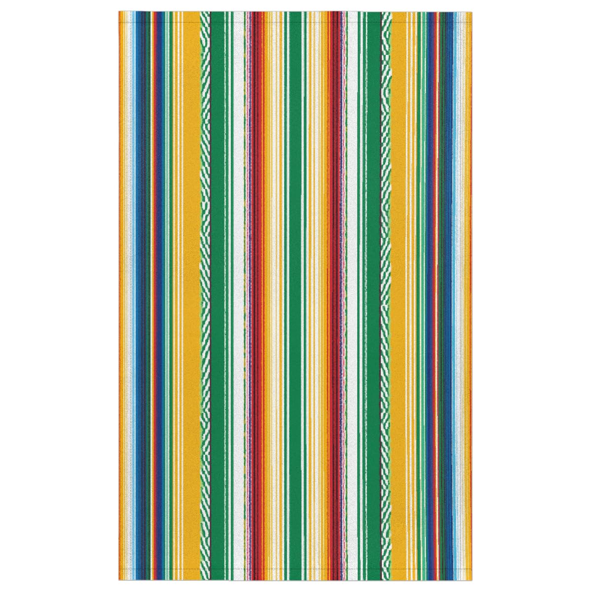 Torchons de cuisine mexicains en microfibre absorbante - Lot de 4 essuie-mains colorés 45x72 cm