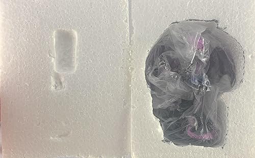 Miniatura 6 de Ain't It Nice Estatua de dragón con espada de dragón medieval y bola de cristal, figura coleccionable de dragón de fantasía, decoración medieval de