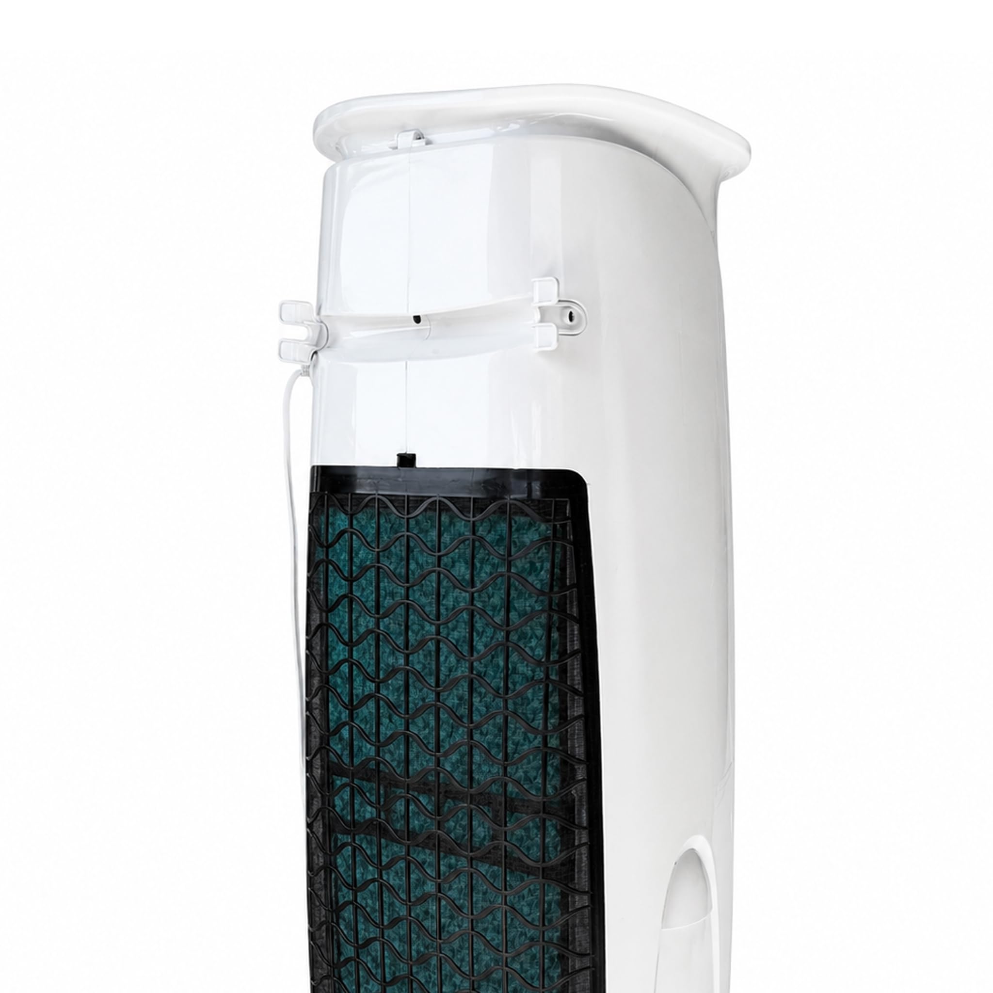 Raffrescatore Evaporativo H174cm ad Acqua 5000 m³/h, Serbatoio 40L con Vano Ghiaccio, Telecomando e Timer, Ventilatore Centrifugo 350W, Oscillazione Automatica Destra/Sinistra e Alto/Basso