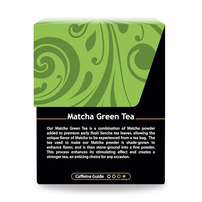 Té Matcha Verde Orgánico - 18 Bolsitas miniatura 3