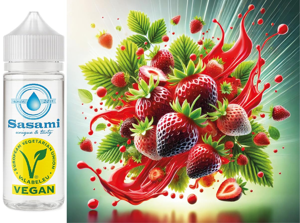 Fragola selvatica aroma concentrato - vegano - Sasami - 100ml
