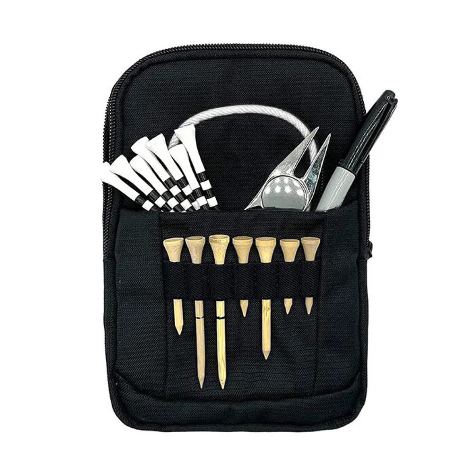 Porta palline da golf, organizer per sacche da golf con supporto frontale