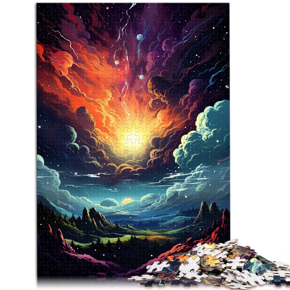 2000 Piece Adult Puzzles planet world Interesting Stress Reduction Jigsaw Puzzles Great gifts and toys 27.56 in x39.37 in for teenager Age 14 Years Up โ image 1