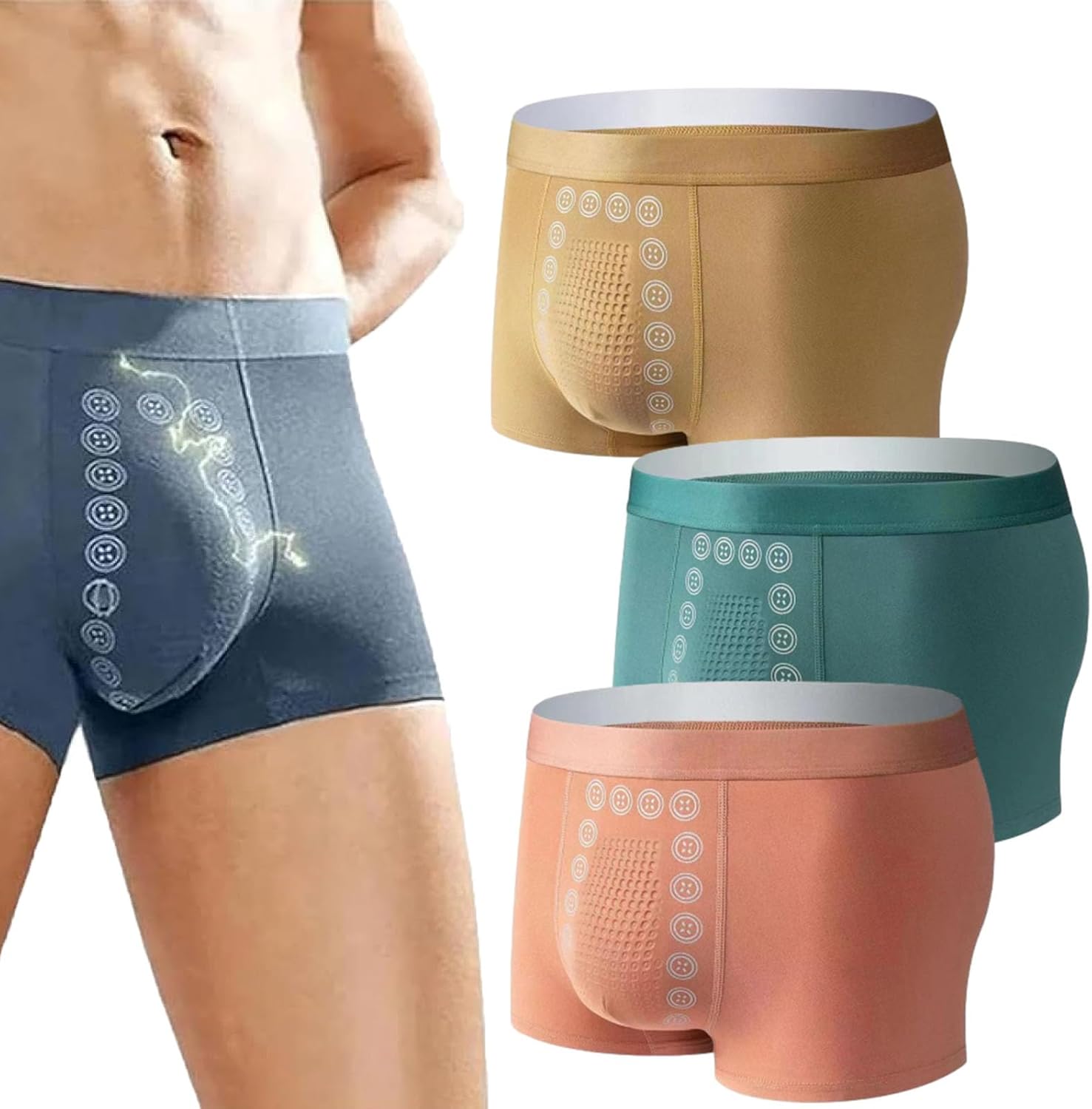 Amazon | [RemeeHi] 男性用マッサージ磁気下着、磁気下着 メンズ