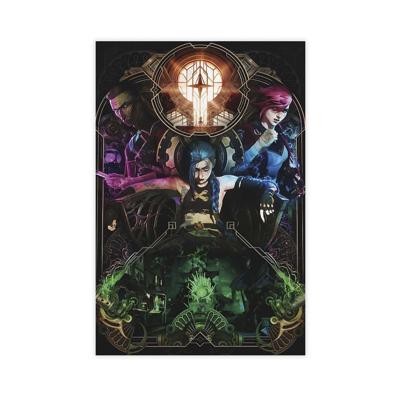 SFQQE Arcane Jinx -Poster Canvas Poster Bedroom Decor Landscape Office Room Decor Gift 12x18inch(30x45cm)