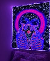 Vista 18 de Tapiz de flores vintage de 51 x 13 pulgadas, largo vertical para colgar en la pared, referencia ilustrativa botánica, tapices botánicos